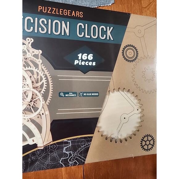 NIB Fat Brain Toys Precision Clock Puzzlegears NEW & Sealed Gift Teen - Picture 3 of 5